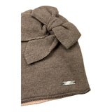 LALALU' cappello tinta unita con fiocco Tortora per Neonata CAL9NX TORTORA LALALU' 