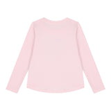 GUESS shirt girocollo tinta unita con stampa Rosa per Bambina K4YI11K6YW44J ROSA GUESS 
