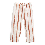 Play Up Pantalone Tinta Unita con Fantasia A Righe per Bambino PA033AQ11604 BIANCO PLAY UP 