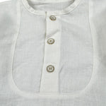 Babyvip Camicia Tinta Unita con Bottoni In Contrasto per Neonato T1345 BIANCO BABYVIP 