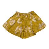 Zhoe &amp; Tobiah Einfarbige Shorts mit gelbem Muster für Baby Mädchen