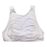 Met Top Tinta Unita con Elastico per Bambina ME162 BIANCO MET 