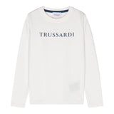 TRUSSARDI shirt girocollo tinta unita Bianco per Bambino TIA24085TSJ BIANCO TRUSSARDI 