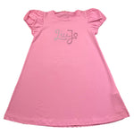 Liu Jo Abito Tinta Unita con Brillantini per Bambina KA5037X ROSA LIU JO 