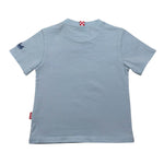 Saint Barth T-Shirt Girocollo Tinta Unita con Stampa Marvel per Bambino TSH000103434 AZZURRO SAINT BARTH 