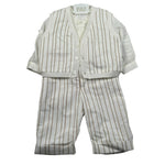 Marlu' Completo 3 Pezzi Camicia-Pantalone-Gilet per Neonato EM60461 PANNA MARLU' 