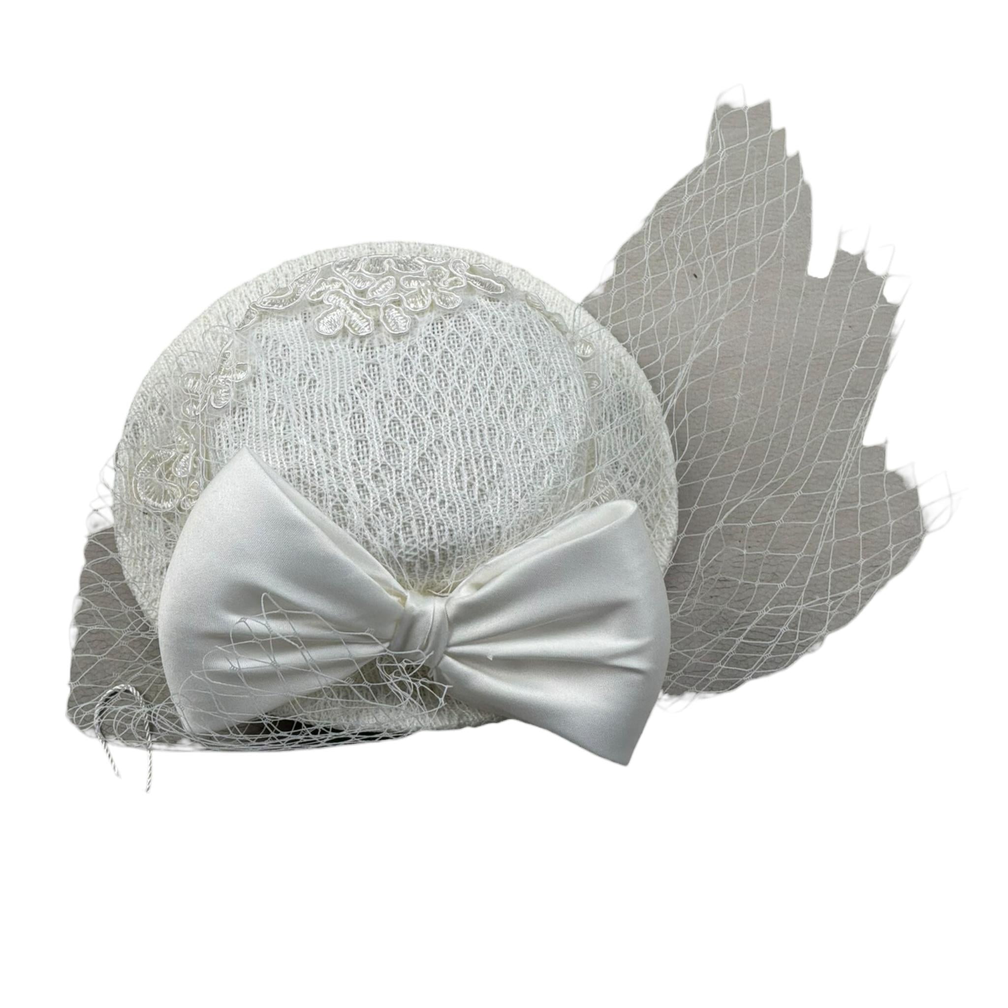 Gai  Mattiolo Cappello Cerimonia Tinta Unita per Neonata 200705 BIANCO GAI  MATTIOLO 