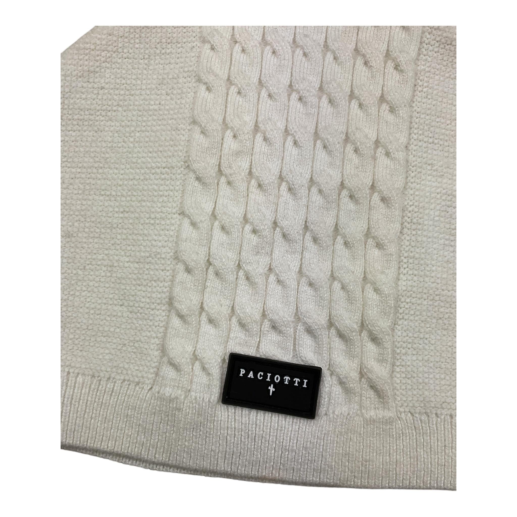 CESARE PACIOTTI cappello tinta unita con stampa logo Panna per Bambino CAP5352J PANNA CESARE PACIOTTI 