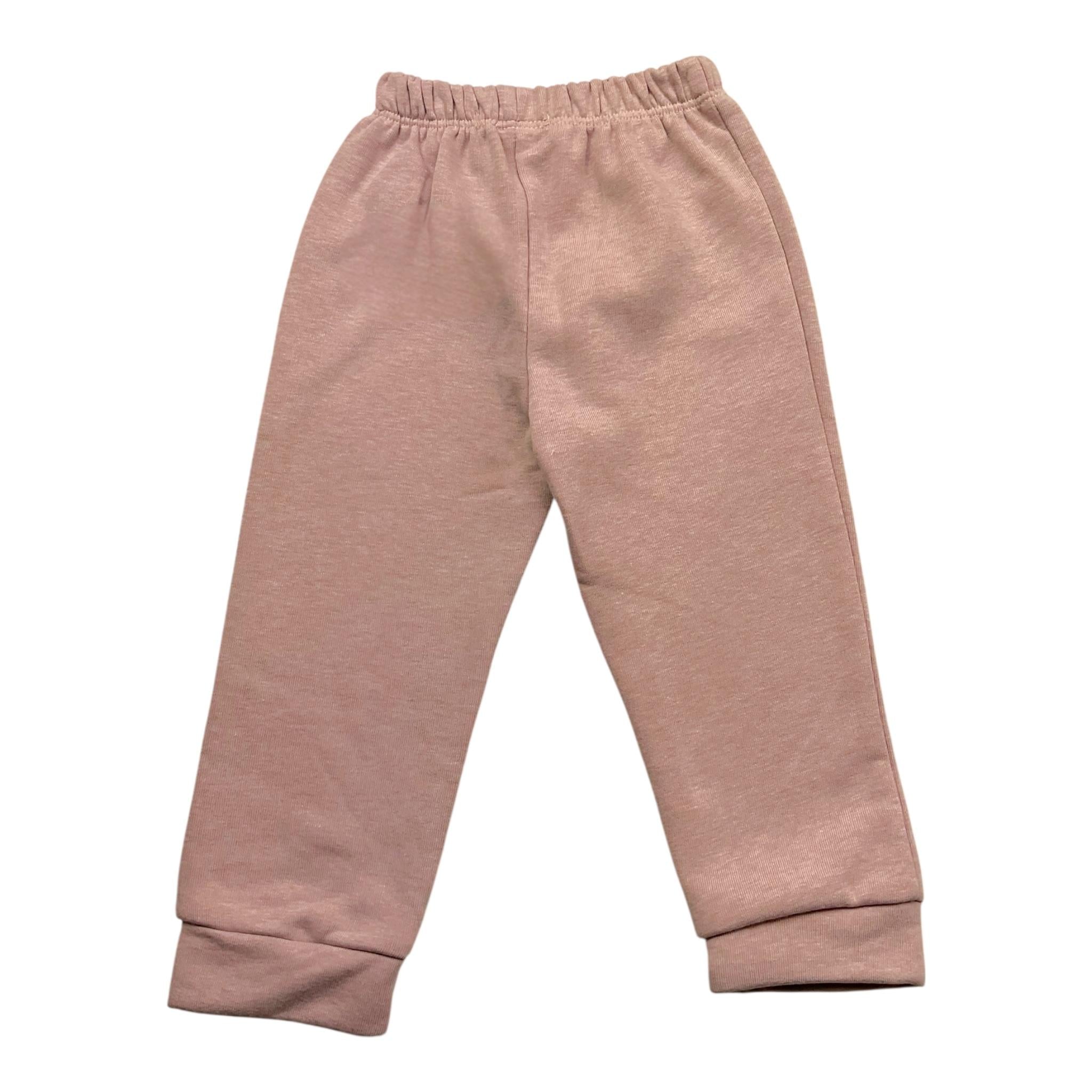 CALAMARO pantalone tuta tinta unita con elastico in vita Rosa per Neonata 16057NN ROSA CALAMARO 