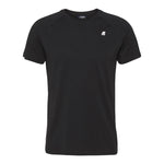 K-Way T-Shirt Girocollo Tinta Unita con Stampa per Bambino K0074Q0 NERO K-WAY 