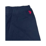 U.S. POLO ASSN leggins tinta unita con logo Blu per Bambina 61566636 BLU U.S. POLO ASSN 