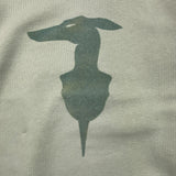 TRUSSARDI felpa chiusa girocollo tinta unita con stampa Verde acqua per Bambino TBA25004FE VERDE ACQUA TRUSSARDI 