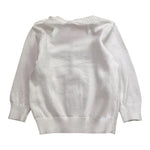 DANIELE ALESSANDRINI maglia girocollo tinta unita con stampa Bianco per Bambino 1291W00040J BIANCO DANIELE ALESSANDRINI 