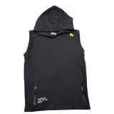 Yours Einfarbiger ärmelloser Hoodie mit schwarzer Kapuze für Jungen