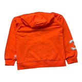 Kejo Orange Zip-Hoodie Einfarbiges Sweatshirt für Jungen