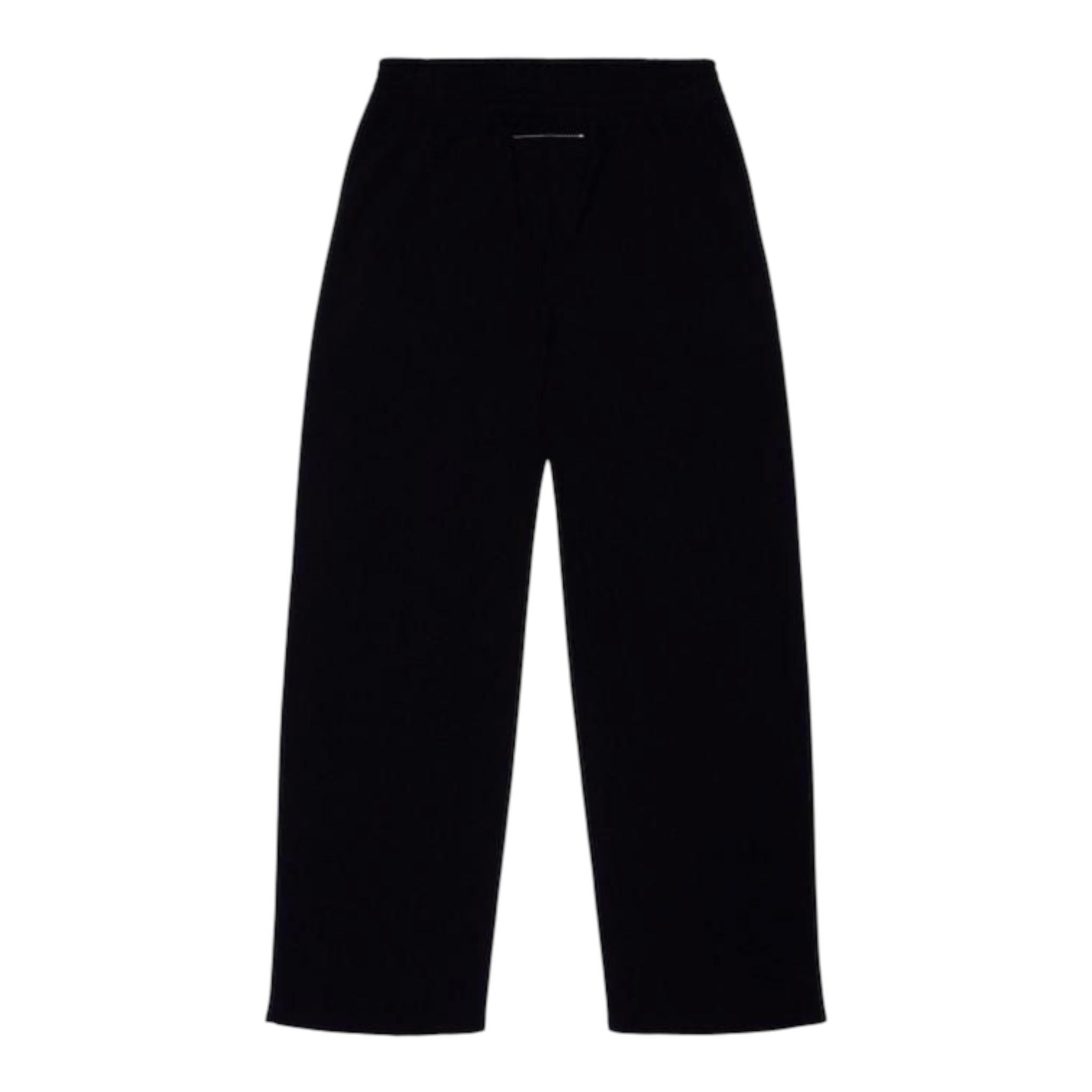 MAISON MARGIELA pantalone tinta unita con elastico in vita Nero per Bambino M60695 NERO MAISON MARGIELA 