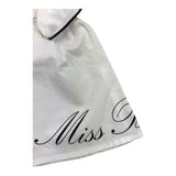 Miss Blumarine Set einfarbiges Kleid mit weißer Culotte für Baby Mädchen