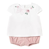 Mayoral Completo 4 Pezzi 2 T-Shirt-2 Culotte per Neonata 166327 ROSA MAYORAL 