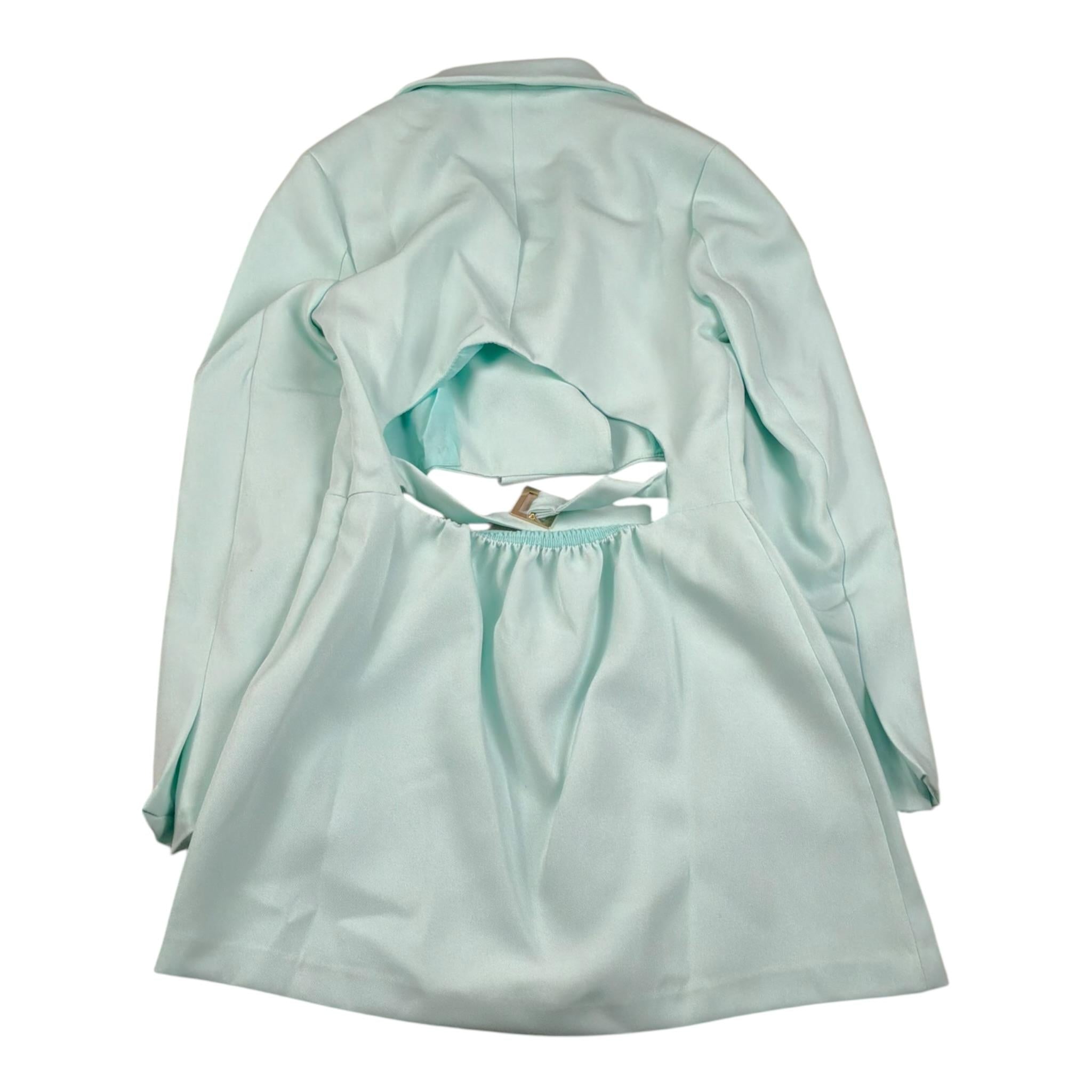 Lu Lu By Miss Grant Abito Modello Giacca tinta unita Turchese per Bambina LL3517 TURCHESE LU LU BY MISS GRANT 