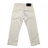 Never Too White Einfarbige Hose mit verstellbarer Taille für Jungen