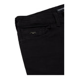 EMPORIO ARMANI jeans tinta unita con logo Nero per Bambino 8N4J06 NERO EMPORIO ARMANI 