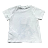 Le Bebe' T-Shirt Girocollo Tinta Unita con Stampa per Neonato LBB5420 BIANCO LE BEBE' 