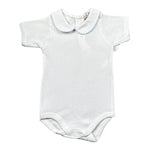 Seerose Body Tinta Unita con Colletto per Neonato 515 BIANCO SEEROSE 
