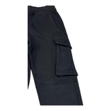 DATCH pantalone tuta tinta unita con tasconi Nero per Bambino DTH1808 NERO DATCH 
