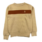 TRUSSARDI maglia girocollo tinta unita Beige per Bambino TBA25019MA BEIGE TRUSSARDI 