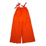 Mariuccia Palazzo Hose Einfarbig Orange Sangallo Spitze Für Mädchen