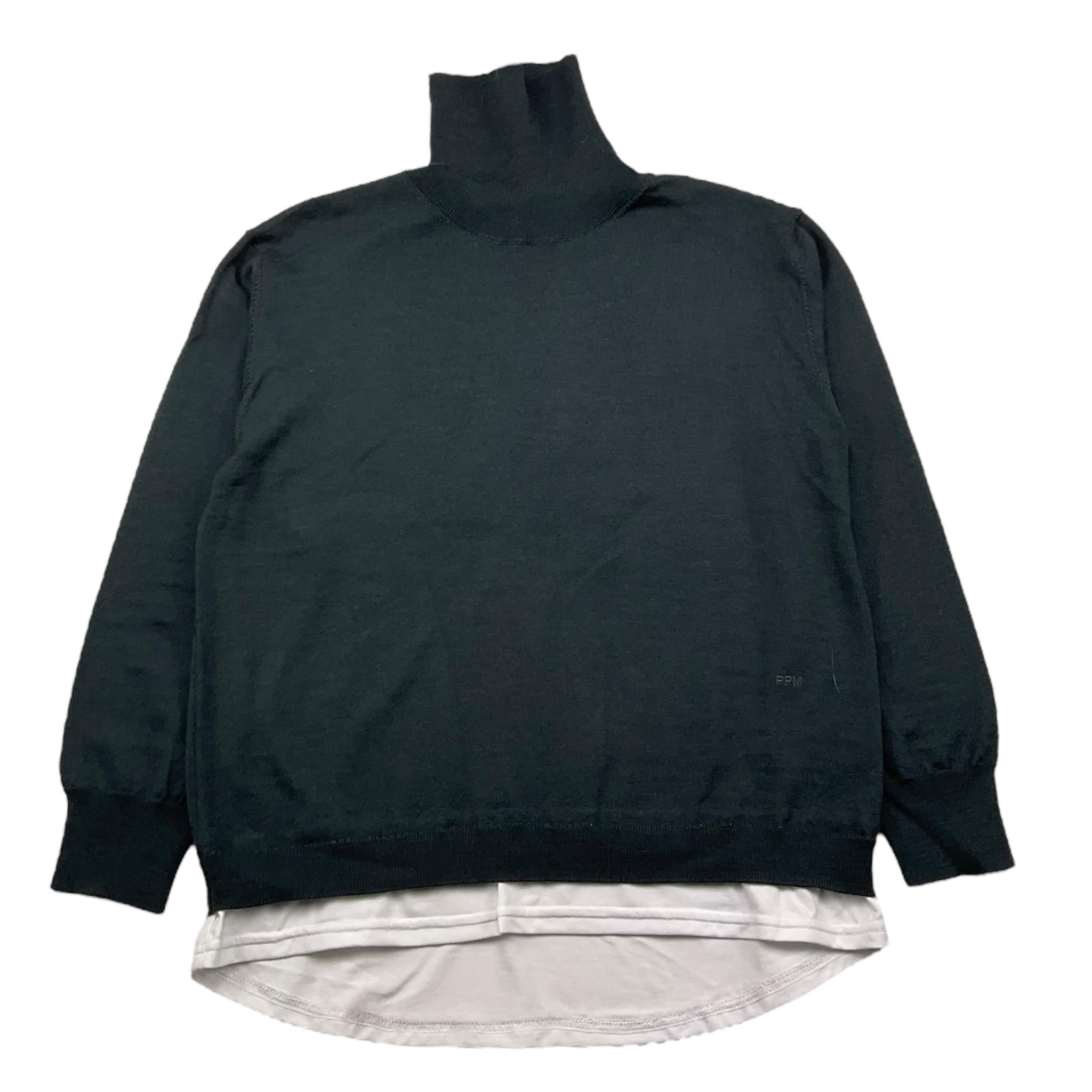 PAOLO PECORA maglia collo alto tinta unita con finta t-shirt Grigio per Bambino PP4087 GRIGIO PAOLO PECORA 