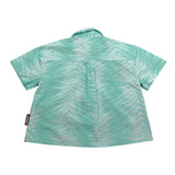 camicia tinta unita con stampa JGP6074CE VERDE ACQUA TRUSSARDI 