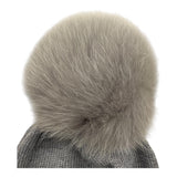 GIO HIGUAMY cappello tinta unita con pon pon Grigio per Bambino CT0469VA GRIGIO GIO HIGUAMY 
