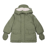 MAYORAL parka tinta unita con cappuccio e guanti Verde per Neonato 2467 VERDE MAYORAL 