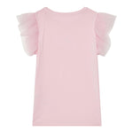 Guess T-Shirt Tinta Unita con Tulle per Neonata K5RI22K6YW4NXX ROSA GUESS 