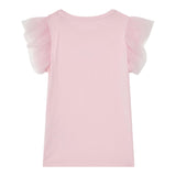 Guess T-Shirt Tinta Unita con Tulle per Neonata K5RI22K6YW4NXX ROSA GUESS 