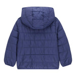 Guess Giubbino Tinta Unita con Cappuccio per Bambino H4BT03WCFM0J BLU GUESS 