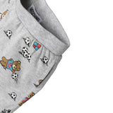 Moschino Completo 2 Pezzi T-Shirt-Bermuda Bianco/Grigio per Neonato COMPLMOS BIANCO/GRIGIO MOSCHINO 