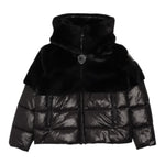 BLAUER giubbino tinta unita con pelliccia Nero per Neonata 24WBLGC02527N NERO BLAUER 