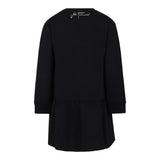 JOHN RICHMOND abito felpa girocollo tinta unita con logo Nero per Bambina RGA24054VE NERO JOHN RICHMOND 