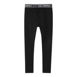 Karl Lagerfeld Leggins tinta unita con Elastico In Vita Logato Nero per Bambina Z30452X NERO KARL LAGERFELD 