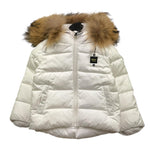 BLAUER giubbino tinta unita con zip e cappuccio Bianco per Neonato 24WBBXC02550X BIANCO BLAUER 