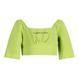 Marc Ellis Acid Green Elastisches Logo Solid Top für Mädchen