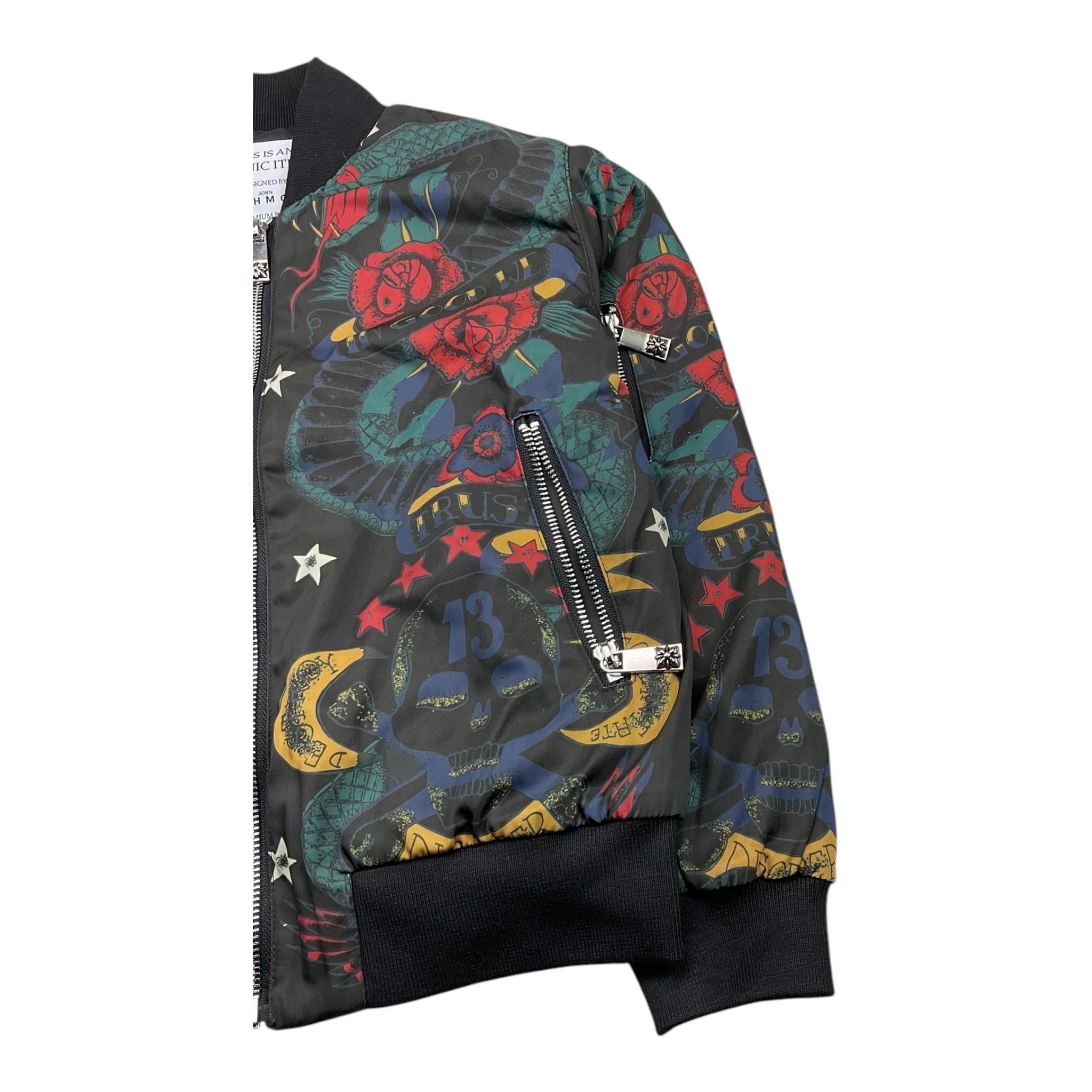 JOHN RICHMOND giubbino tinta unita stampa fantasia Nero per Bambino RBA25166GB NERO JOHN RICHMOND 