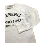 ICEBERG shirt tinta unita con stampa in contrasto Bianco per Bambino TSICE5329JX BIANCO ICEBERG 