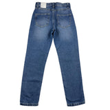 Name.It Blaue Jeans mit verstellbarer Taille und einfarbiger Passform für Jungen