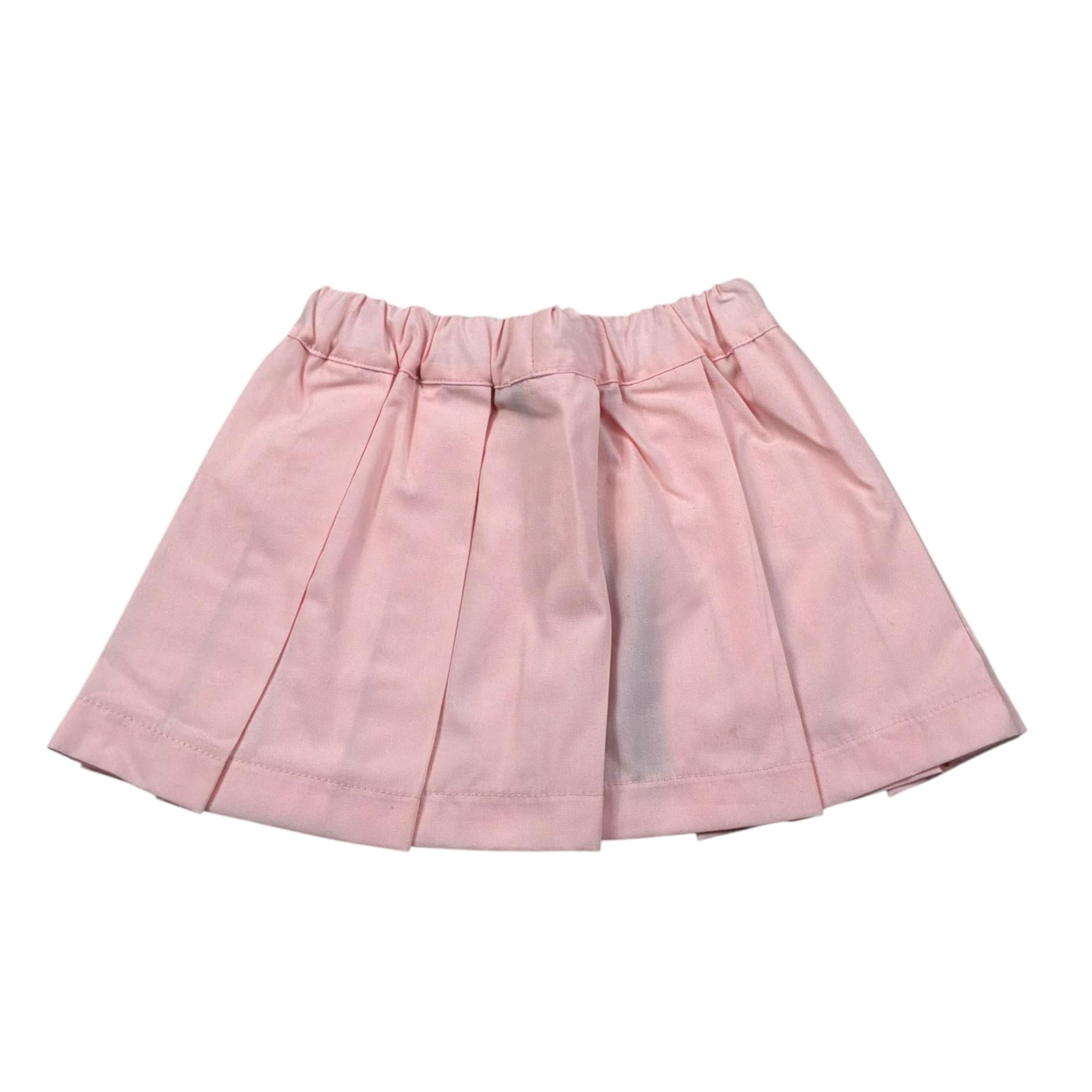 J.O. Milano Gonna Tinta Unita con Elastico In Vita per Neonata 572F1X ROSA J.O. MILANO 