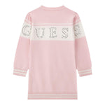 GUESS abito in maglia tinta unita con stampa Rosa per Bambina K4YK01Z3GW0X ROSA GUESS 