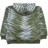 Just Cavalli Felpa Chiusa con Cappuccio Stampa Fantasia per Bambino JBP26104FE VERDE JUST CAVALLI 