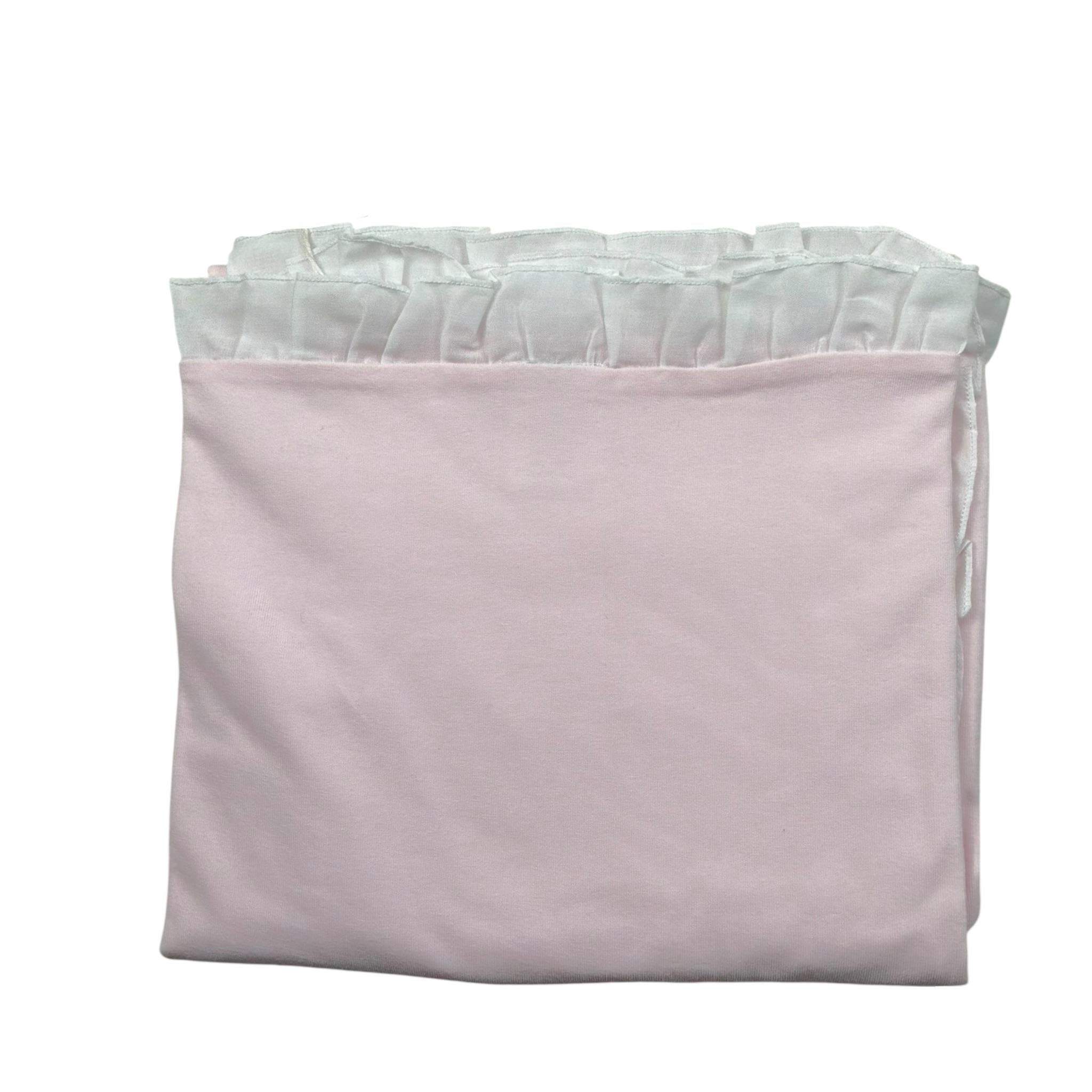 Marlu' Coperta Tinta Unita con Stampa per Neonata AN2781 ROSA MARLU' 